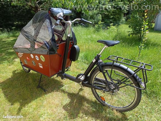 Biporteur électrique Bakfiets Premium Long - Très bien équipé & entretenu - 3