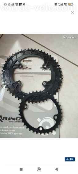 Plateaux rotor qring oval 52-36 - 4
