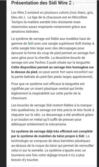 Chaussures SIDI WIRE 2 Neuves - 3