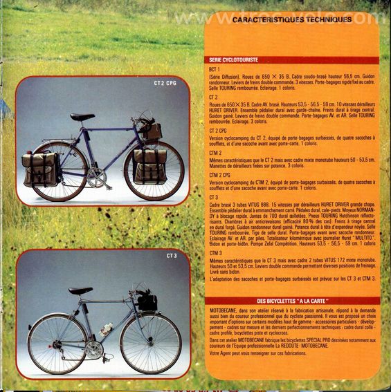 cadre de vélo motobecane model CT3 VITUSS 888 1979 - 11