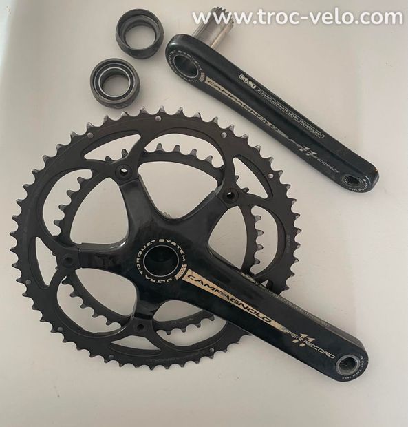 Pédalier CAMPAGNOLO SUPER RECORD 11v, Ultra Torque, Carbone - 1