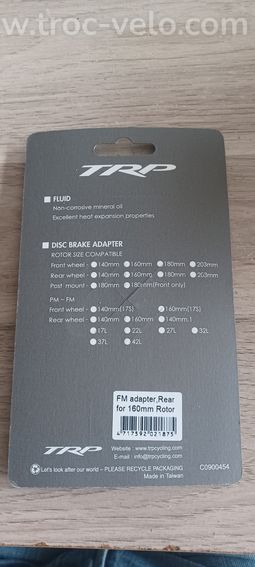 Adaptateur frein disque 160mm - 2