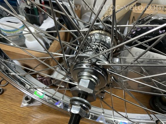 Roue de vélo BMX vintage ARAYA HIMIKO NANKAI 48h Freecoaster camacura - 6