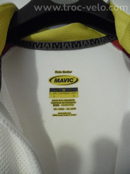 Maillot Mavic Taille M - 4