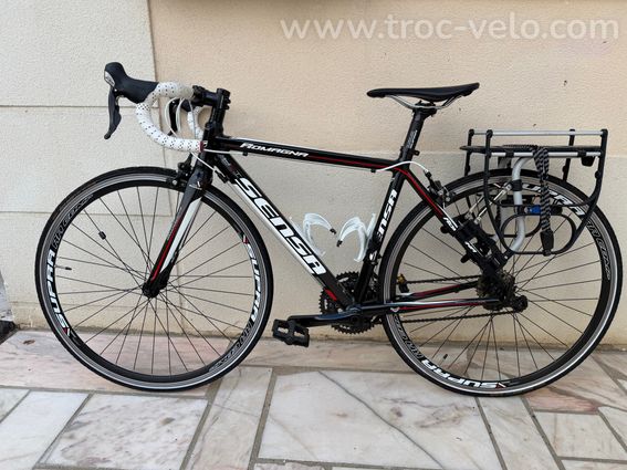 Vélo de route sensa polyvalent velotaf/voyage