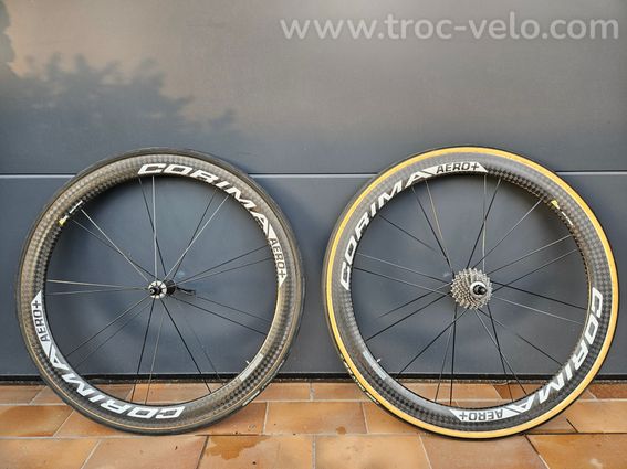 Paire de roue carbone Corima aero+ - 2