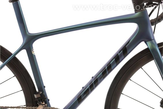 Produit Reconditionne Giant Tcr Advanced Sl 0 Disc Di2 11v Bleu Velo De Route Tres Bon Etat - 2