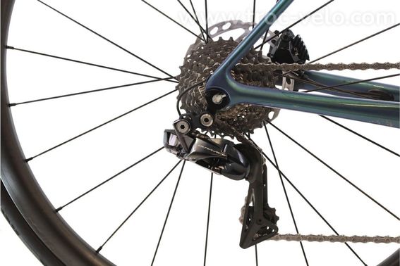 Produit Reconditionne Giant Tcr Advanced Sl 0 Disc Di2 11v Bleu Velo De Route Tres Bon Etat - 3