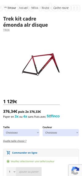 Kit cadre Trek Émonda ALR Disc - 2