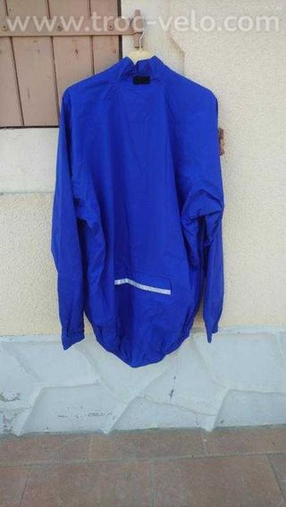 Veste de pluie bicycle line bleu - 2