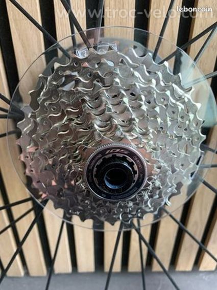 Pack NEUF : Roues Carbone Canyon ED42 + Pneus + Disques Ultegra + Cassette 12V - 13