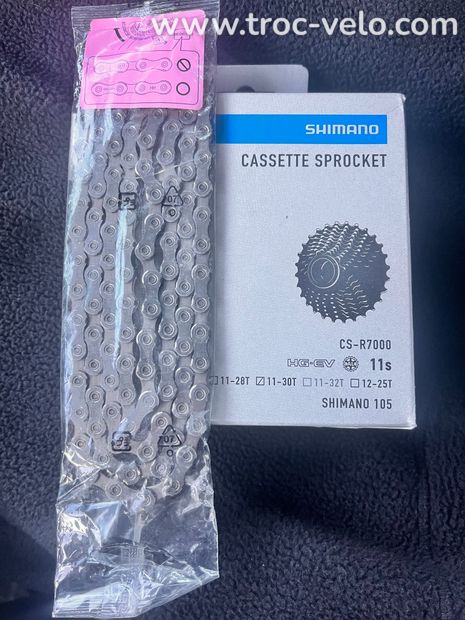 Cassette shimano 105 11v 11-30 + chaine neuf - 1