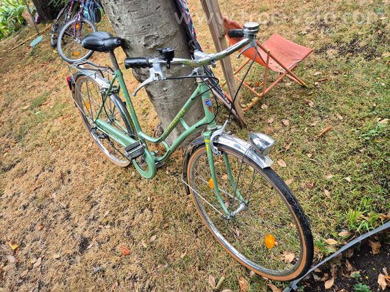 Vélo de ville vintage La Française - Vert métallisé - 2