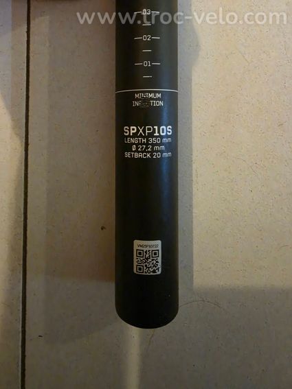 Tige de selle OC Performance XP10-S Carbon, 27.2 mm, Setback 20 mm - 3
