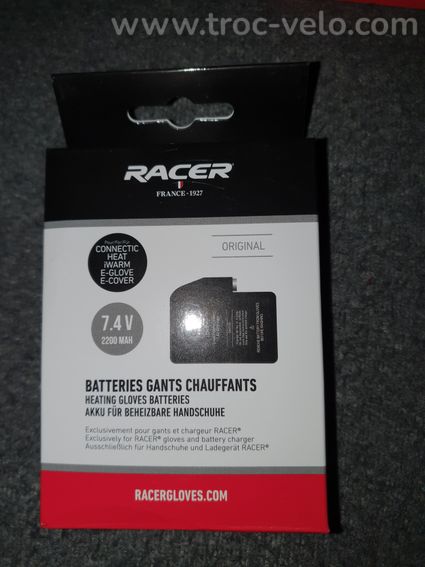 Gants Chauffants Hiver RACER E-Glove 4 - Noir. - 7