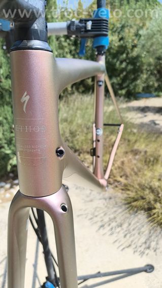 Kit cadre S-Works Aethos T.56 + cintre sworks + potence zipp sl - 2