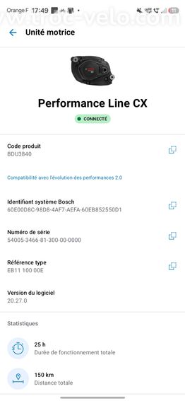 Santa Cruz Bullit GX AXS 2026 - 150km - Bosch perf CX 120nm - Bosch Powermore 250wh - 9