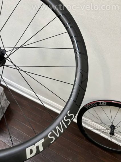 Paire de roues dt swiss ERC 1400 spline 35 disque  - 4