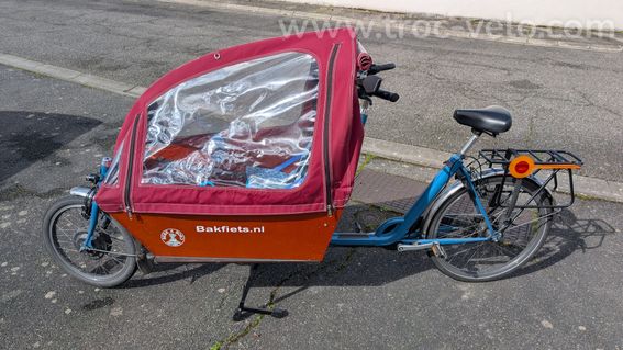 Vélo cargo Bakfiets biporteur long électrique - 2