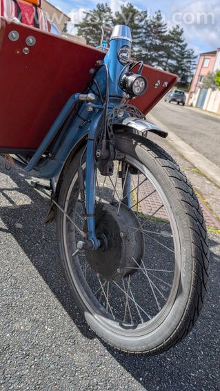 Vélo cargo Bakfiets biporteur long électrique - 8