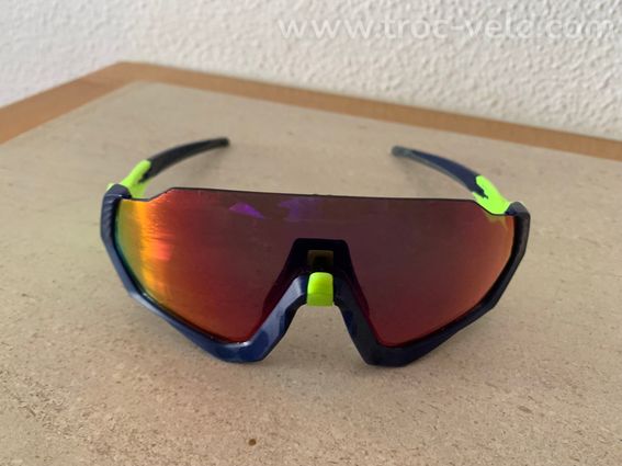 Lunettes Oakley FLIGHT JACKET Navy Prizm Road - 2
