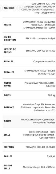Vélo Gravel nakamura all road 250 - 5