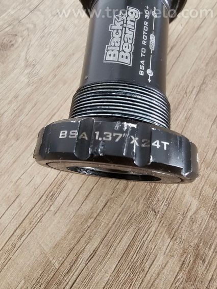 Boîtier de pédalier Black Bearing BSA (68mm) – Axe 30mm (Rotor 3D+) - 4