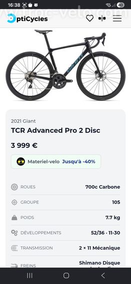Giant TCR Advanced Pro 2 Disc 2021 M/L - 14