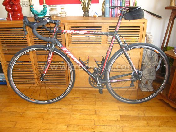 Bicyclette Roue Velo Route Carbone Occasion Velo Route TIME VXRS