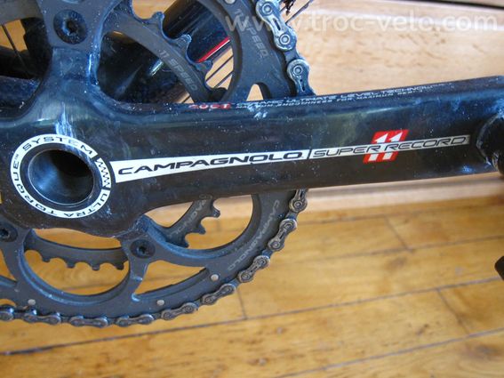 Velo route TIME VXRS Ulteam carbone Médium Campagnolo super record 11V - 2