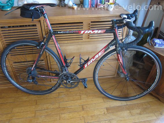 Velo route TIME VXRS Ulteam carbone Médium Campagnolo super record 11V - 8