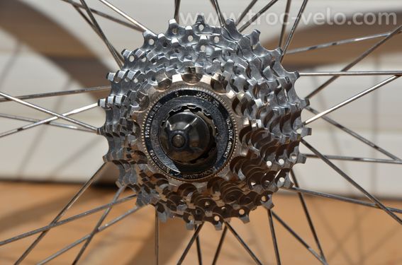 Paire de Roues Ambrosio Focus TBQ - 36 rayons - 9 speed 12-23 - Shimano Deore - 6