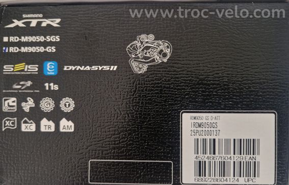 Derailleur XTR Di2 RD -M9050 batterie neuve - 4