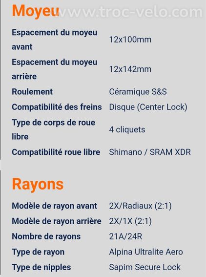 Roues carbone elitewheels Marvel 36DII neuves  - 4