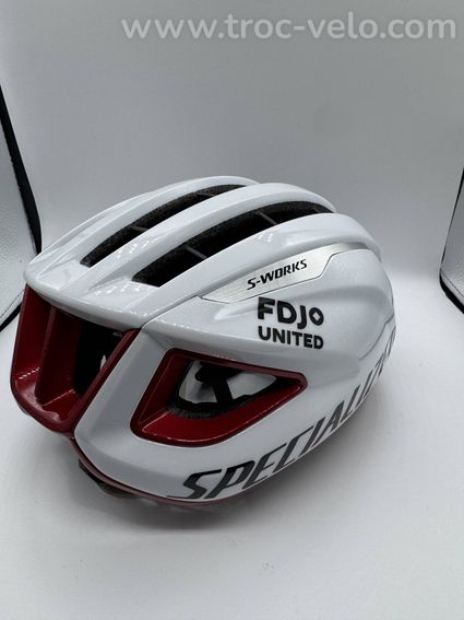 Casque Specialized Prevail 3 FDJ Blanc et Rouge - 2