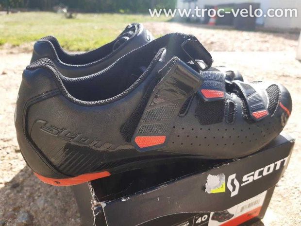 Chaussures Cyclisme sur route Scott Road Comp Noires/Rouges - Taille 40 - 3