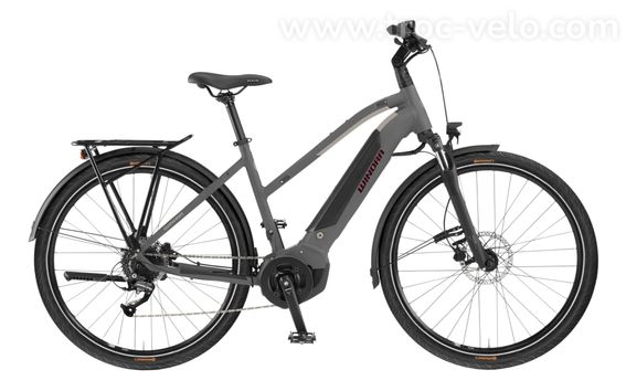 Vélo électrique Winora Yucatan 8 400 Wh trapèze Gris – Taille S – 2022