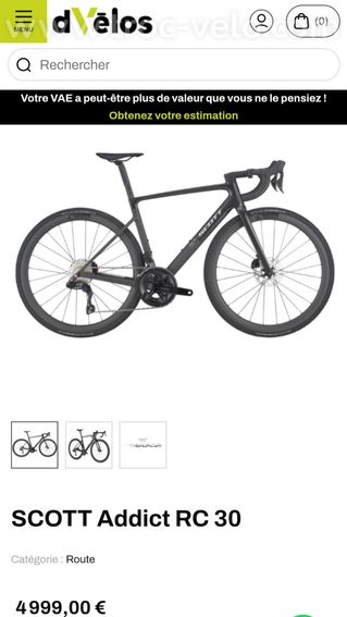 Scott Addict RC30 L Juillet 2026 Neuf - 2