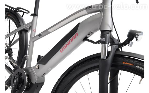 Vélo électrique Winora Yucatan 8 400 Wh trapèze Gris – Taille M – 2022 - 3