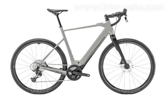 Vélo de route électrique MOUSTACHE BIKES Dimanche 28 Road 4 Gris Taille S - 2025