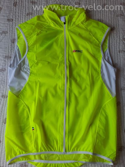 Veste sans manches jaune fluo (L)