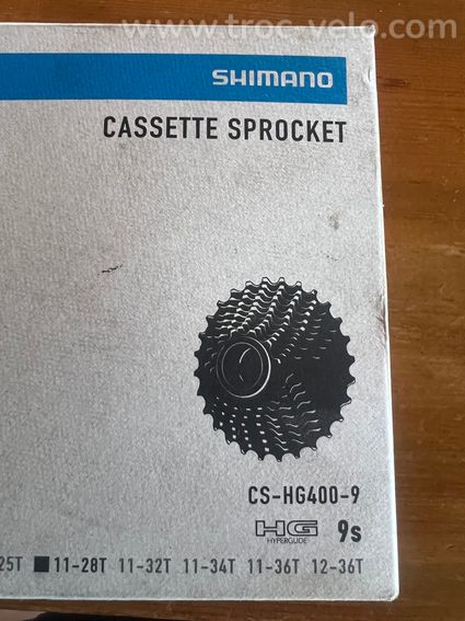 Cassette shimano 9vit 11-28 - 2