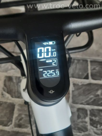 Vélo électrique BirdBike V‑Frame blanc – courroie – quasi neuf - 4