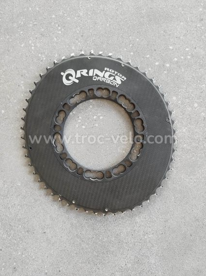 Jeu D'Anneaux Rotor Q 52/34 Dents - BCD 110 Mm - Pour Plateaux Route/Triathlon - Occasion