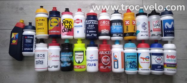 Bidons équipes cyclistes Tour de France 2024 cyclisme vélo gourde collection NEUF course route - 1