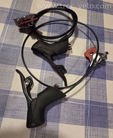 leviers + etriers disques sram red axs presque neufs - 3