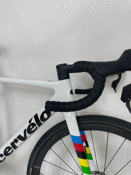CHAMPION DU MONDE : CERVELO R5 CX SRAM RED team VISMA Lease A bike taille 54 ( S ) - 3