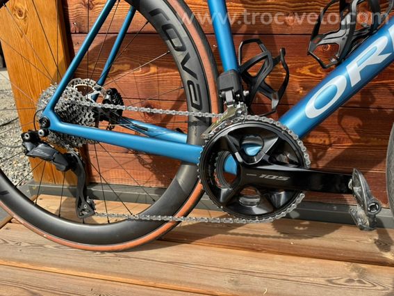 Orbea Orca M30i Di2 Bleu + Roues Carbone Roval Rapide CL III - 2