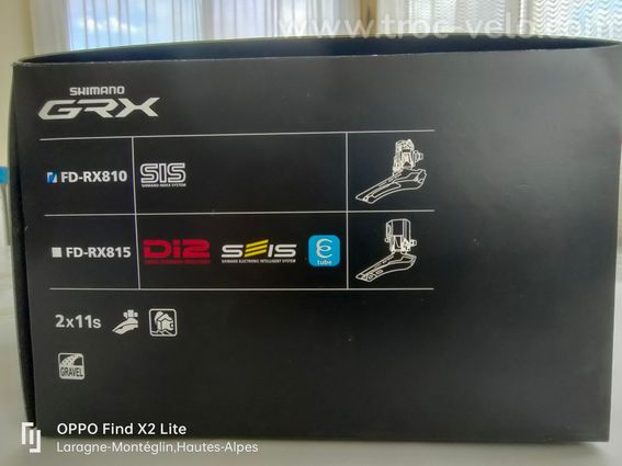 Dérailleur avant Shimano GRX