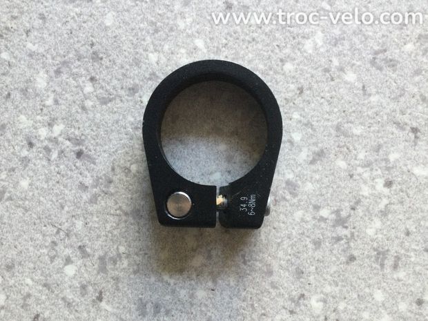 Collier de selle ergotec neuf diamètre 34,9 mm  - 1